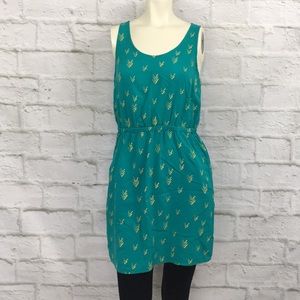 Mossimo teal Aztec dress
